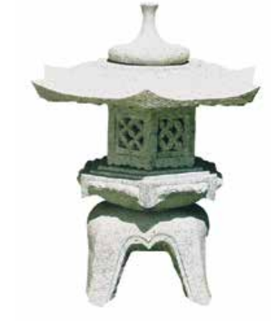 Grey Granite Lantern Maru Yukimi 11" or 29" diameter