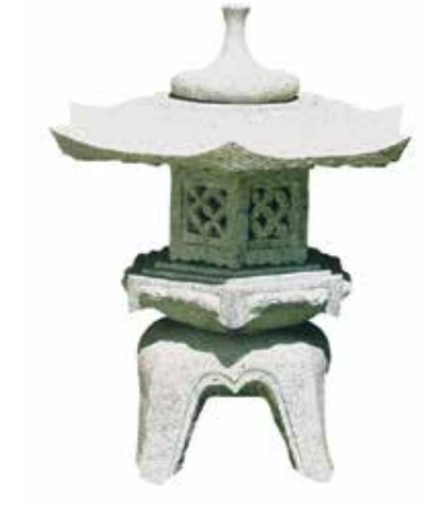 Grey Granite Lantern Maru Yukimi  11" or 29" diameter