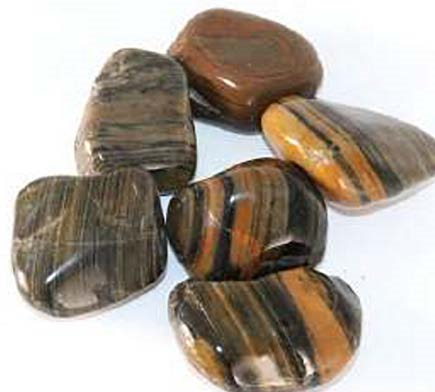 AAA High Polished Stripe Pebble