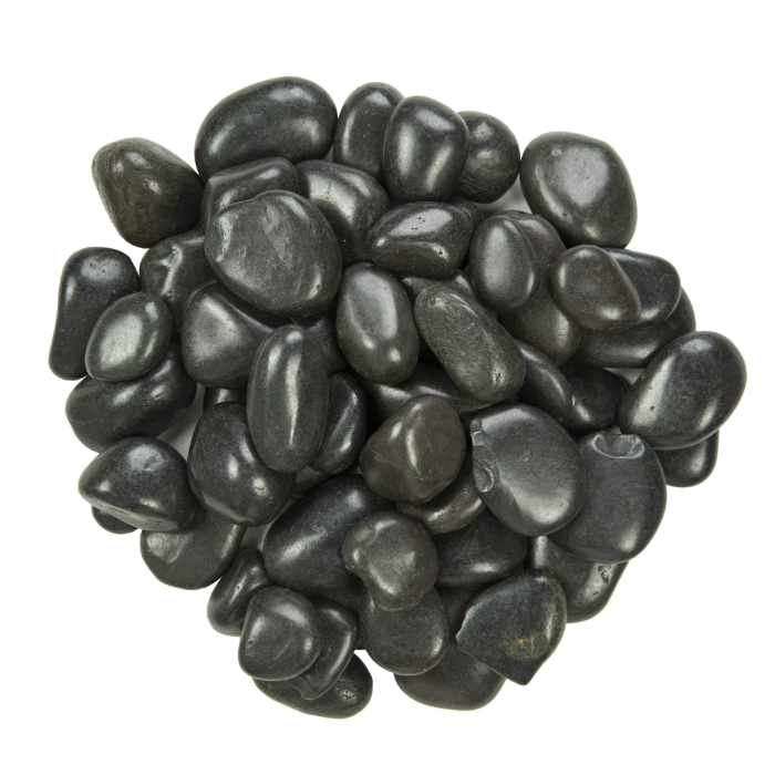 High Rocks Pebbles AAA High Polished Black Pebble – TerraSource Wholesale LLC