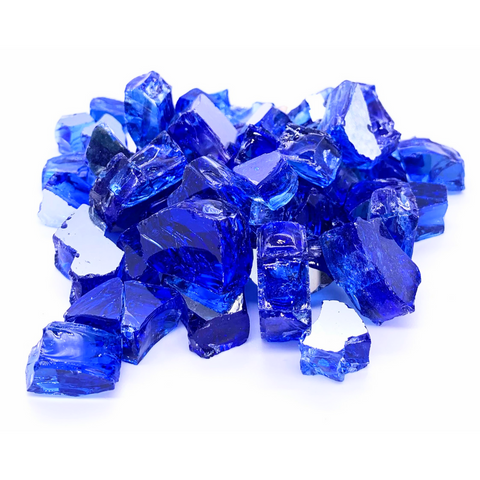 Dark Blue Glass Rocks