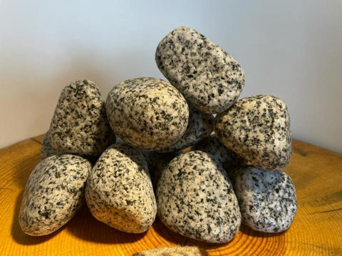 Tumbled Granite Pebbles (Salt & Pepper)