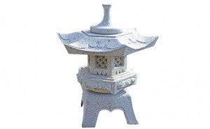 Grey Granite Lantern Rokaku Yukimi 11" or 29" Diameter