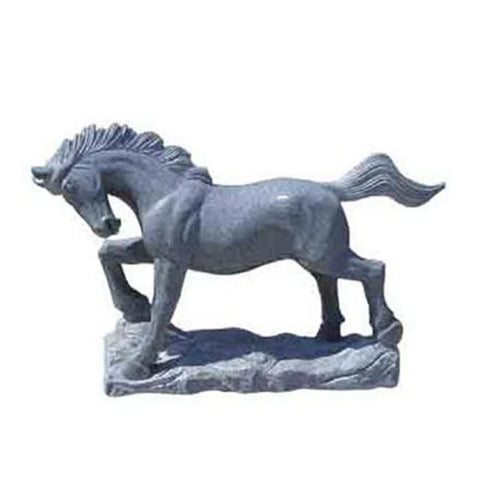 Grey Granite Horse Statue length 78" (200cm)