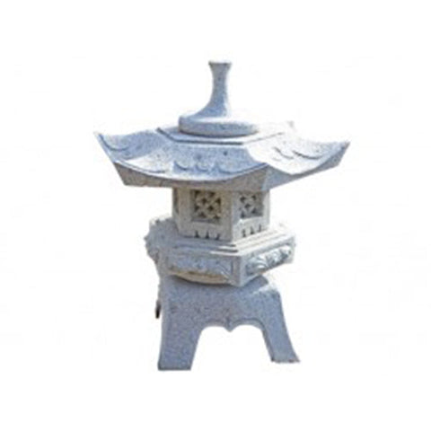 Grey Granite Lantern Rokaku Yukimi 11" or 29" Diameter