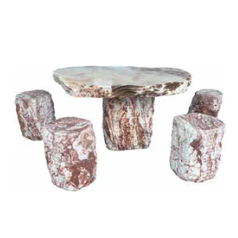 Onyx Table with 4 Seats   Height of 30" (75cm)