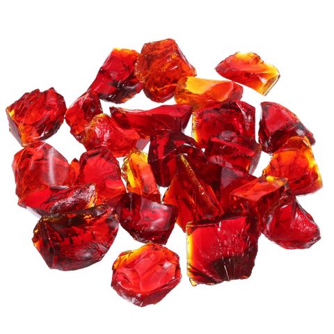 Red Glass Rocks